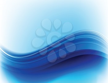 Royalty Free Clipart Image of a Blue Abstract Background