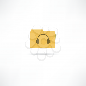 folder with music icon