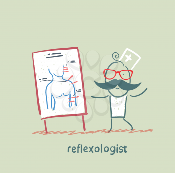reflexologist said about the presentation about human reflexes