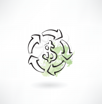 cash cycle icon