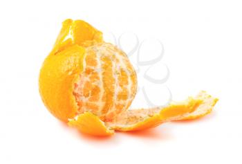 Royalty Free Photo of a Peeled Ripe Orange
