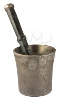 Royalty Free Photo of an Old Mortar and Pestle