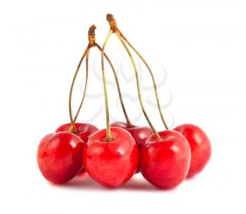 Royalty Free Photo of a Bunch of Sweet Cherries