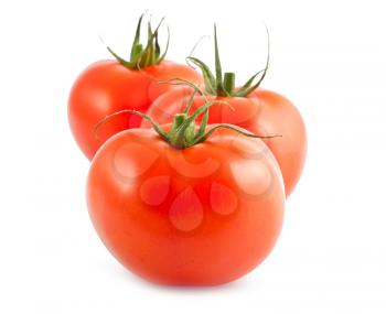 Royalty Free Photo of Three Ripe Tomatoes