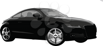 Royalty Free Clipart Image of a Car