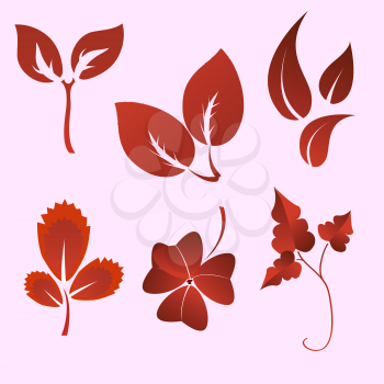 Royalty Free Clipart Image of Plants
