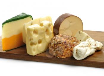 Royalty Free Photo of an Assortment of Cheese