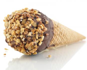 chocolate ice cream cone