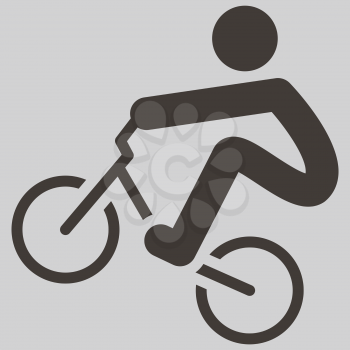 Summer sports icons - cycling BMX icon