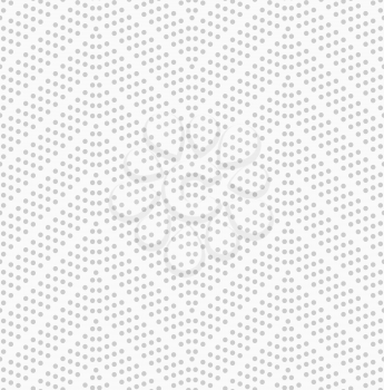 Dotted chevron.Seamless abstract geometric background. Flat monochrome design. Pattern made of gray dots.