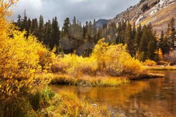 Royalty Free Photo of Mammoth Lake in Fall