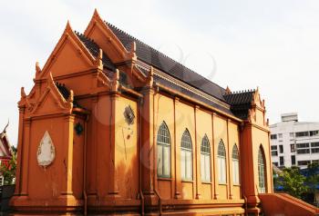 Royalty Free Photo of a Religious Building in Bangkok Thailand