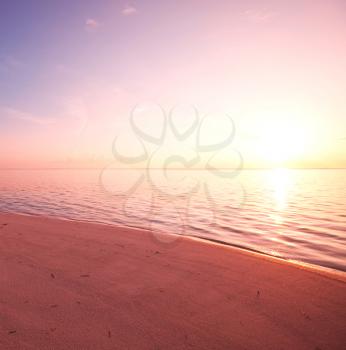 Royalty Free Photo of a Beach in the Maldives