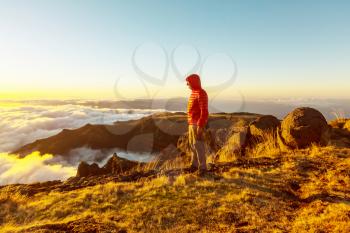 Hiking on Madeira island, Portugal