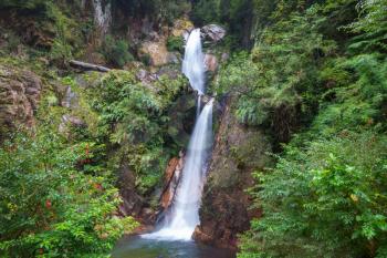 Beautiful waterfall in Chile, South America.
