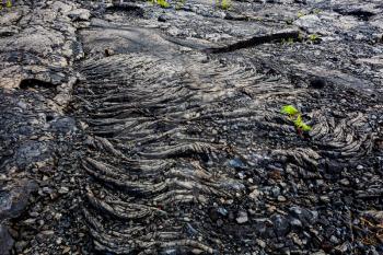 Lava flow on Big Island, Hawaii