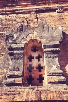 Beautiful architecture detail in Myanmar