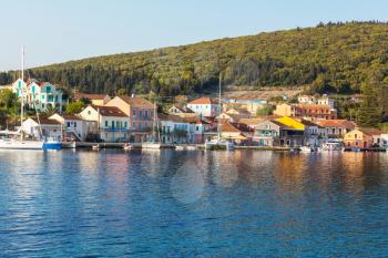 View of the greece town