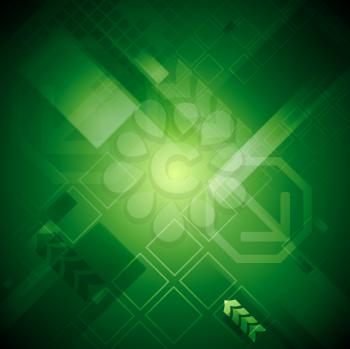Abstract tech background with arrows. Vector design eps 10