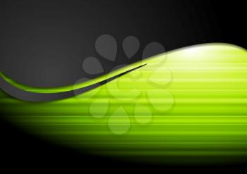 Abstract wavy bright vector background