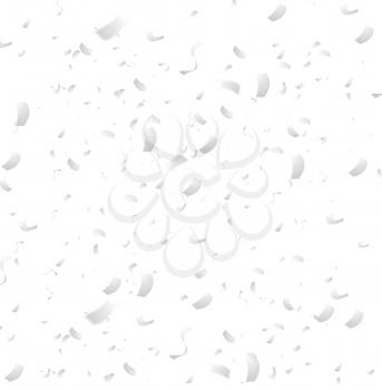 Abstract grey confetti graphic background. Vector design