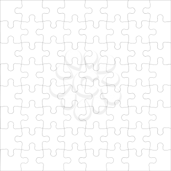 Royalty Free Clipart Image of a Puzzle