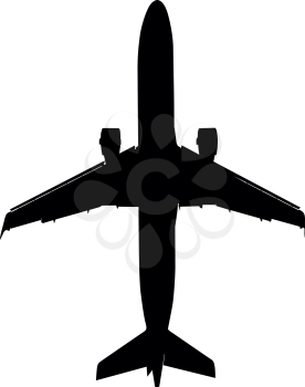 Silhouettes of planes on a white background.