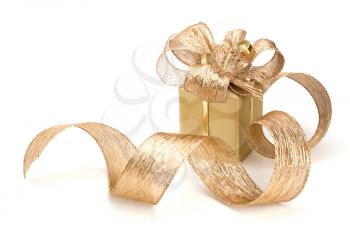 Luxurious gift isolated on white background