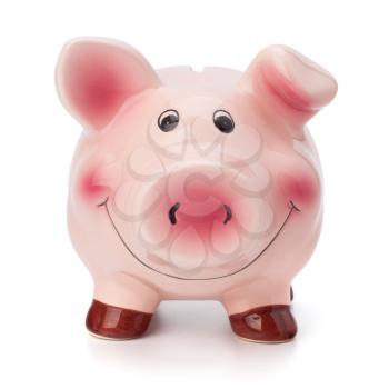 Piggy bank isolated on white background