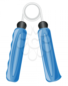 Royalty Free Clipart Image of a Hand Gripper