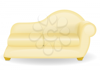 sofa furniture vector illustration isolated on white background