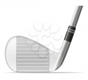 golf club vector illustration isolated on white background