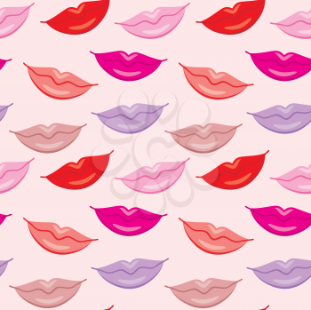 Royalty Free Clipart Image of a Lip Background