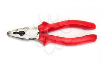 Red Pliers on white 