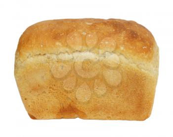 bread on a white background