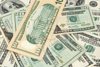 American dollars background / USD background texture 