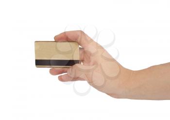 credit card in hand 