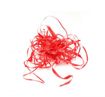 red silk ribbon 