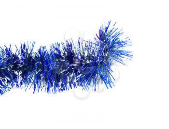 Blue tinsel 