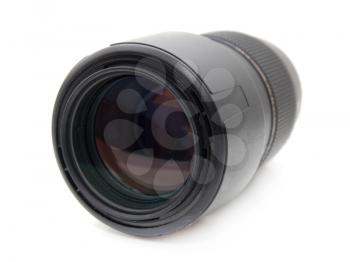 lens on a white background