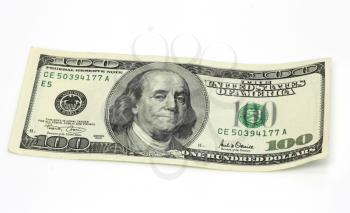 dollars on a white background