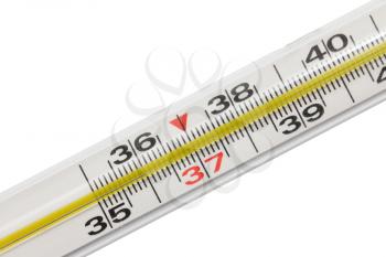 thermometer for people. macro