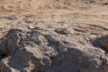 background of soil and sand