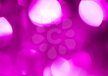Beautiful Christmas purple bokeh. background