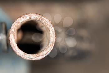 old metal pipe