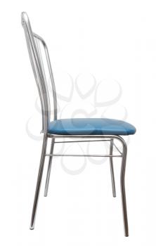 blue chair on a white background