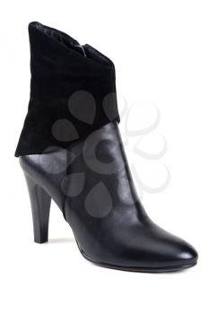 Royalty Free Photo of a Leather High Heel