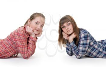 Royalty Free Photo of Two Girls
