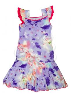 women's summer dress with floral pattern