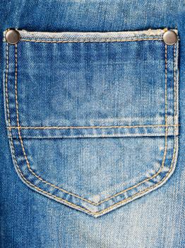 pocket female jeans close-up